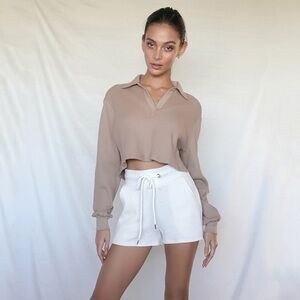 The Range JUMBO STARK THERMAL CROPPED POLO XS